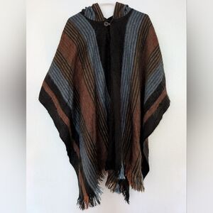 Native Creations Handcrafted Alpaca Wool Poncho